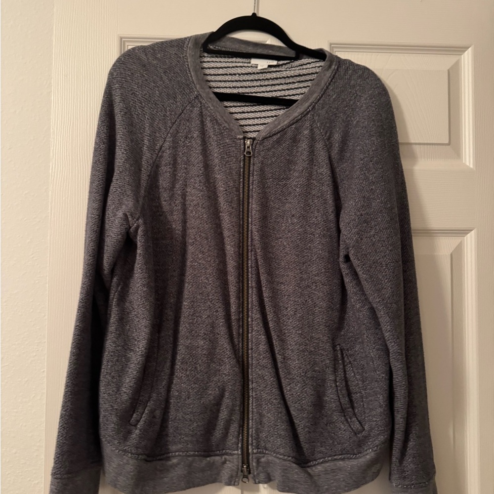 J. Jill Charcoal Bomber Jacket